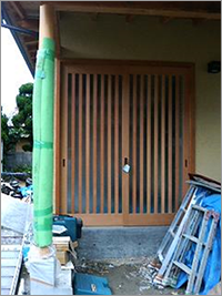 木製門扉・木製玄関戸